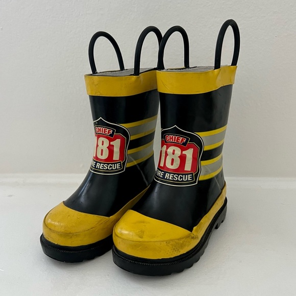 Other - Boys Firefighter Boots / Rain Boots
